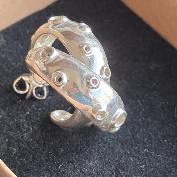 925 Sterling Silver Jewelry - Sterling Silver Hoop Earrings